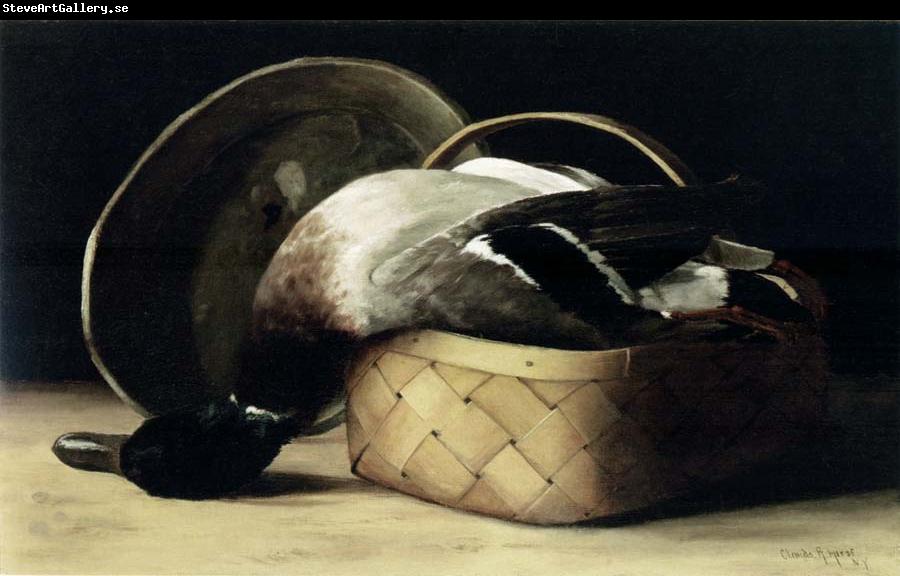 Hirst, Claude Raguet Still Life with Duck in a Basket